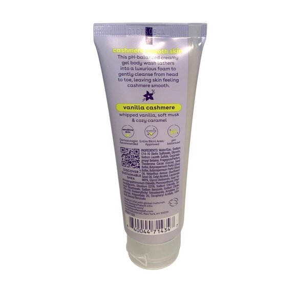 New EOS Shea Butter Cashmere Body Wash Vanilla Cashmere Travel Size 2.5 fl oz - Picture 2 of 2